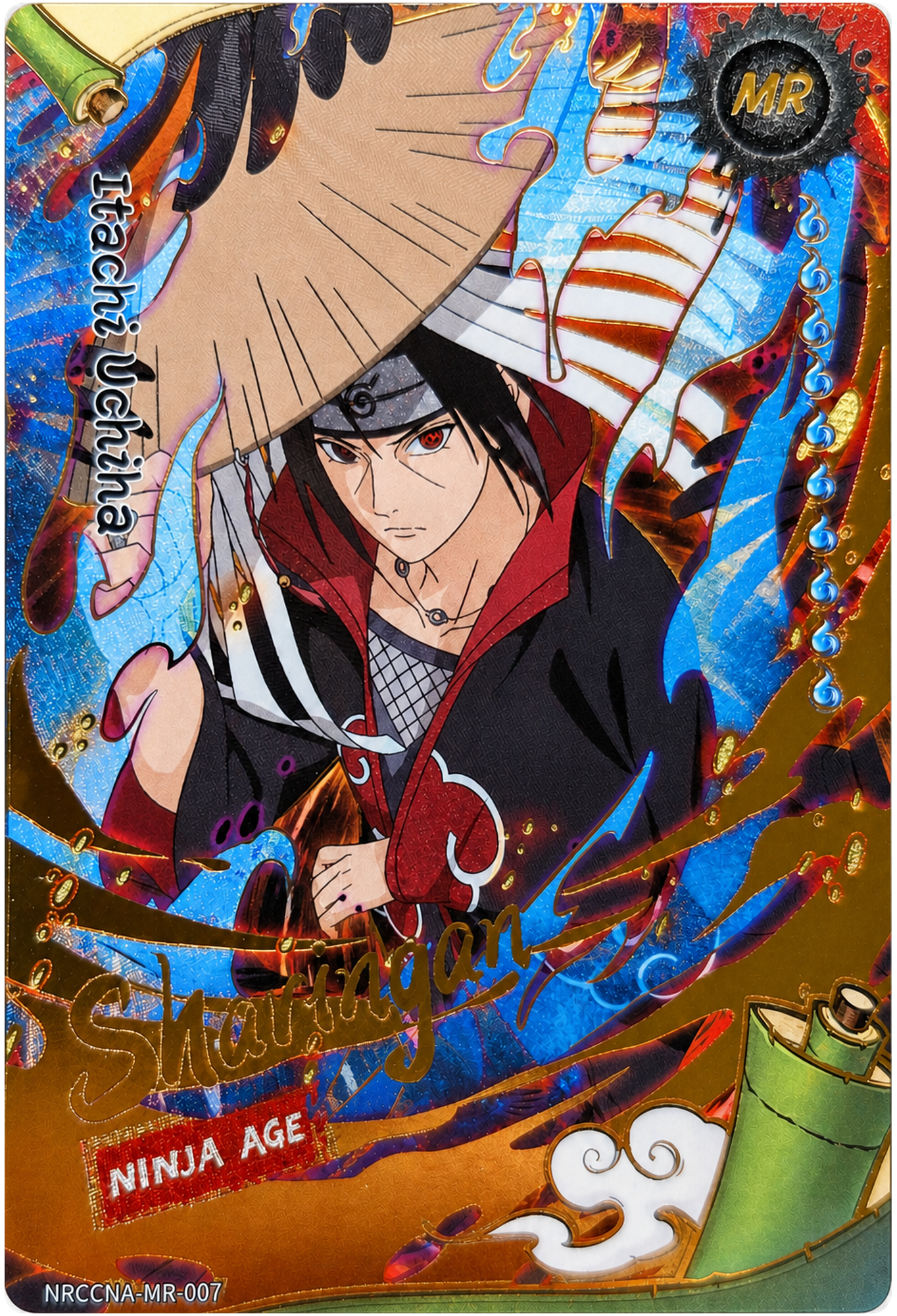 Itachi Uchiha MR-007 collectible card artwork