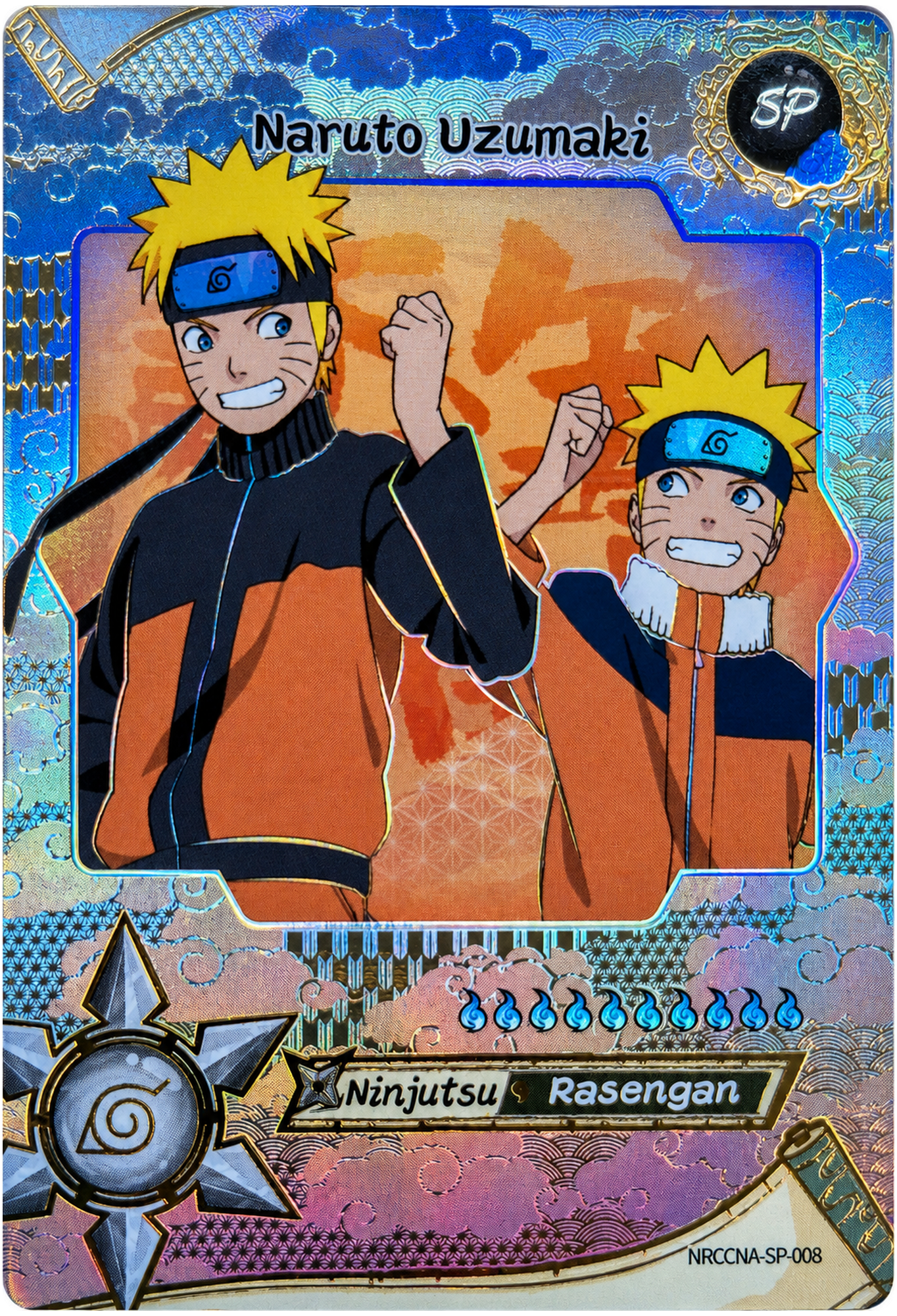 Naruto Uzumaki SP-008 collectible card artwork