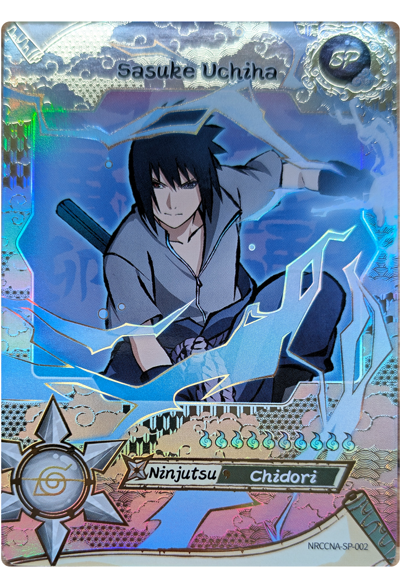 Sasuke Uchiha SP-002 collectible card artwork